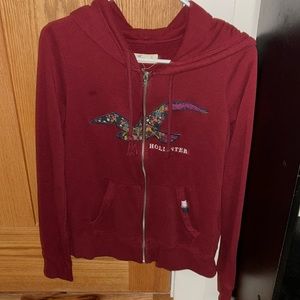 Red Hollister jacket